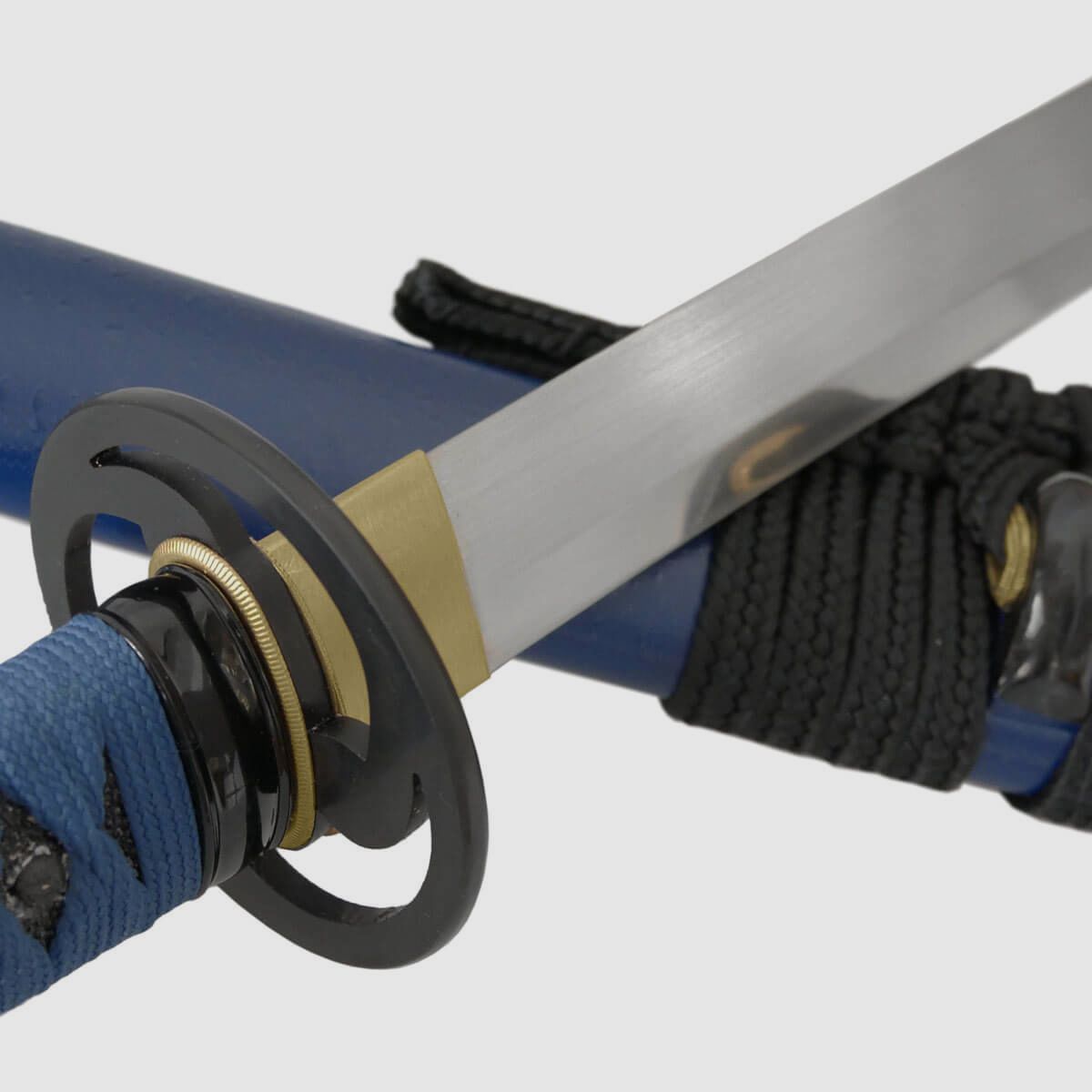 Katana Aoi Domoe miecz samurajski stal metalowa ostrze stal sprężynowa bardzo ostry!