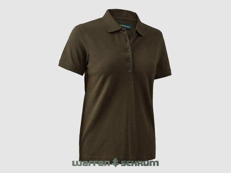 Poloshirt Deerhunter Lady Harriet Verde Scuro