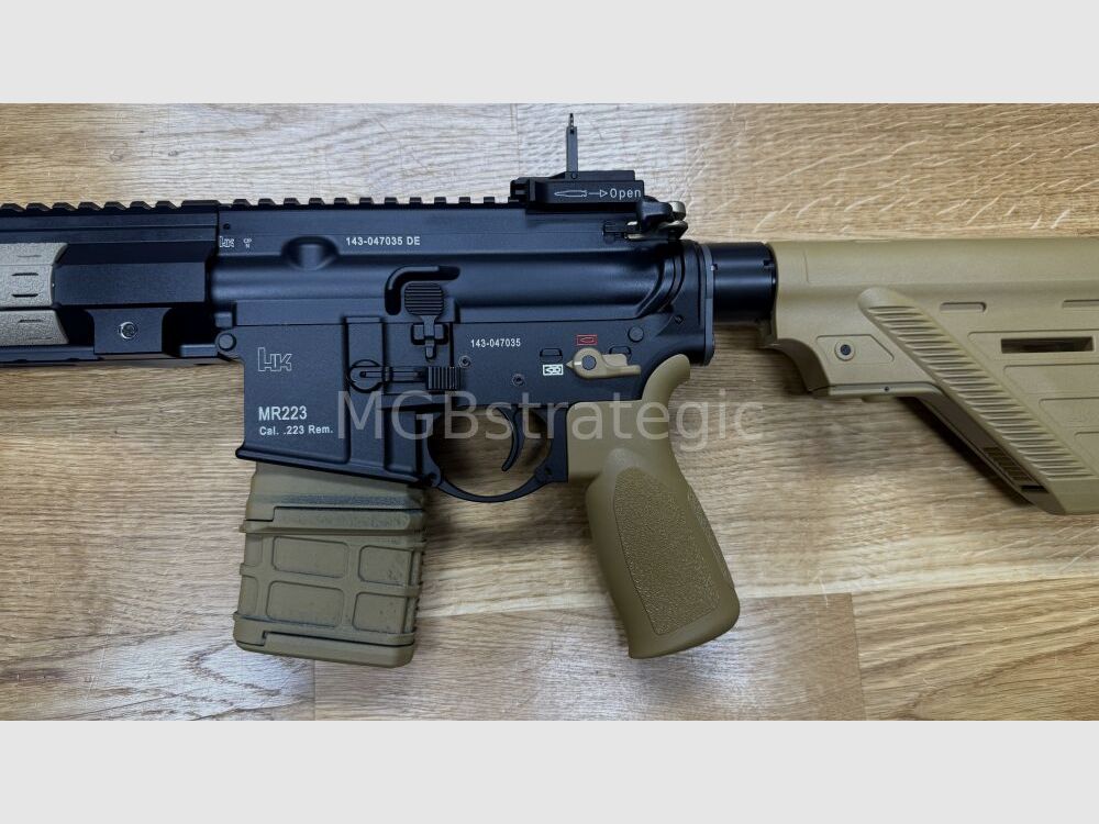 Heckler & Koch GmbH MR223 A3 Sport 14,5" wersja specjalna MGBs - długi handguard - końcówka QD - uchwyt ręczny - blast can