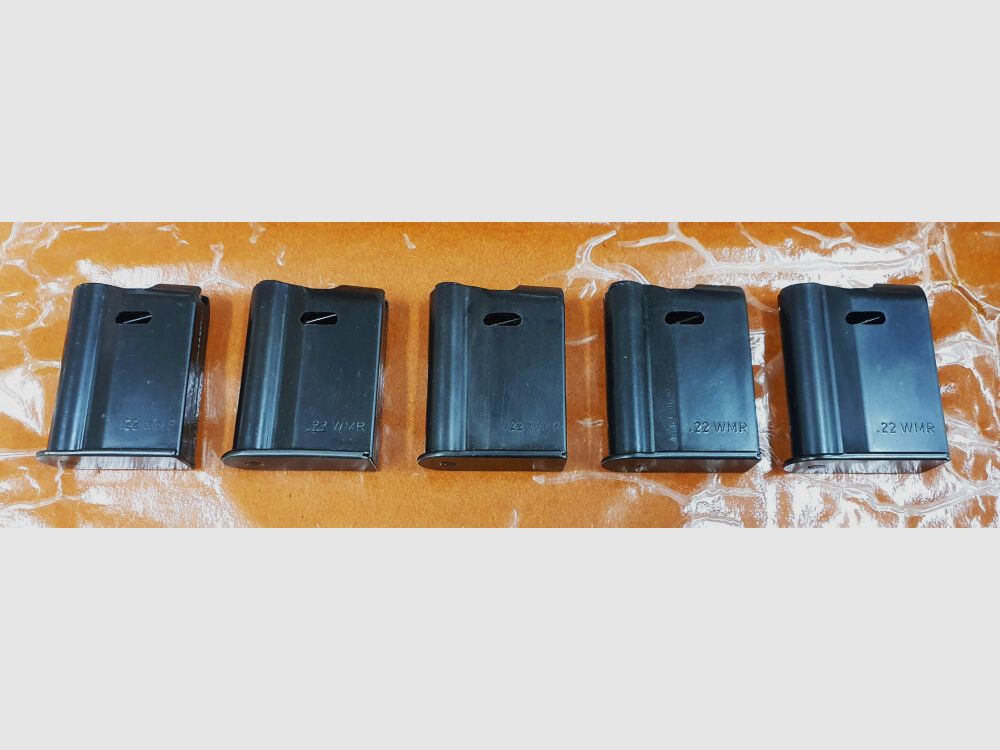 Heckler & Koch original Heckler & Koch HK300 Magazin 5 Schuss Kaliber .22WMR / .22WinMag. / .22 Winchester Magnum