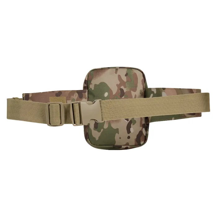 Brandit Taillengürtel "Allround" mit Tasche + Flaschenhalter - Tactical Camouflage, Bild 4 von 5