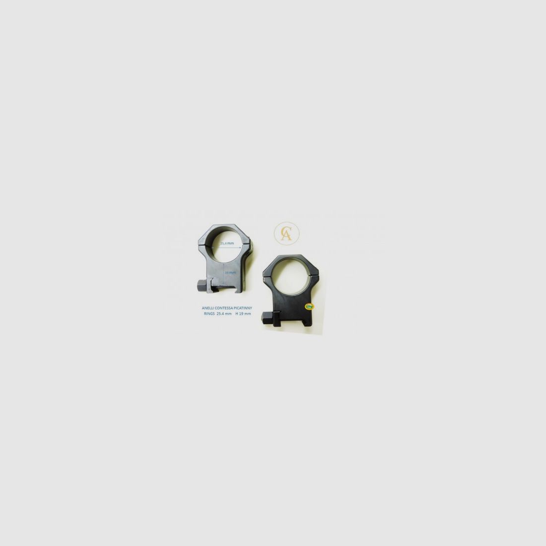 CONTESSA ANELLI PICATINNY RINGE 1(25,4) H 19MM