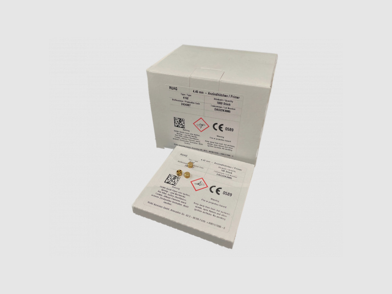 GECO PISTOLAS DE ENCENDIDO - PEQUEÑA PISTOLA - BOXER - 100 PIEZAS - 4,45MM