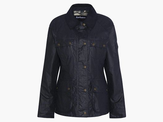 Veste en cire BARBOUR Arlo Utility Royal Navy/Tartan Ancien