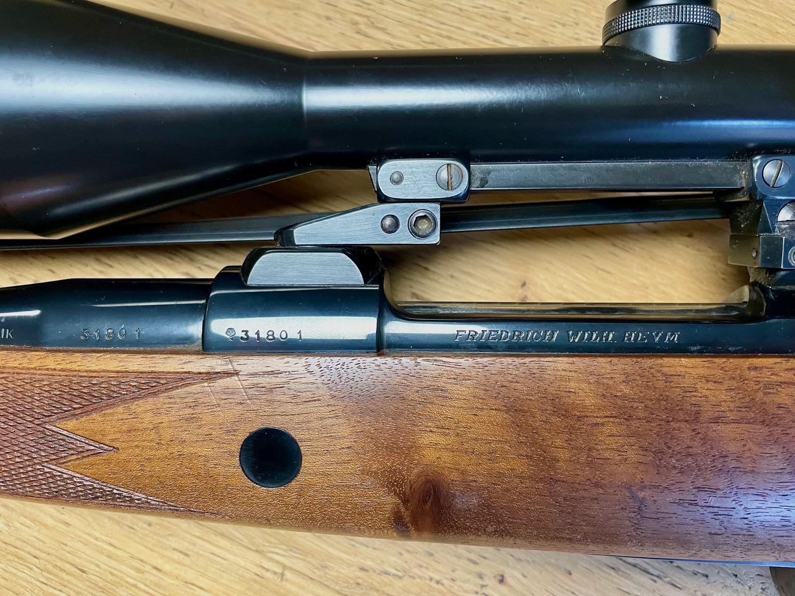 Repetitiegeweer Heym Mod. SR 20 G Klaiber 9,3x64 incl. ZF Schmidt&Bender 8x56