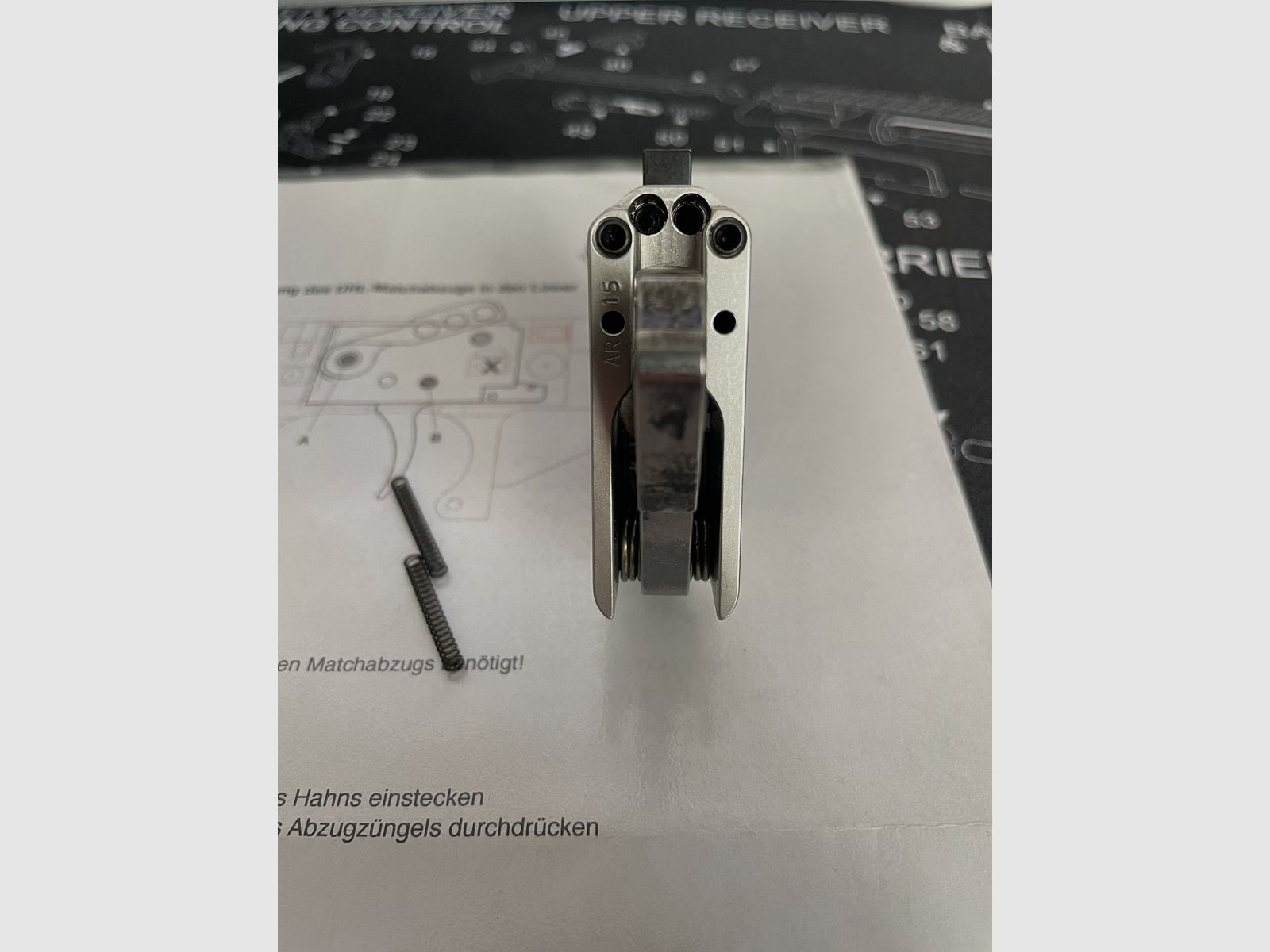 UHL afzuiging Matchafzuiging voor AR15 / AR-15