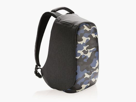 Anti-Diebstahl Laptop Rucksack mit USB von XD Design in Camouflage - Optik