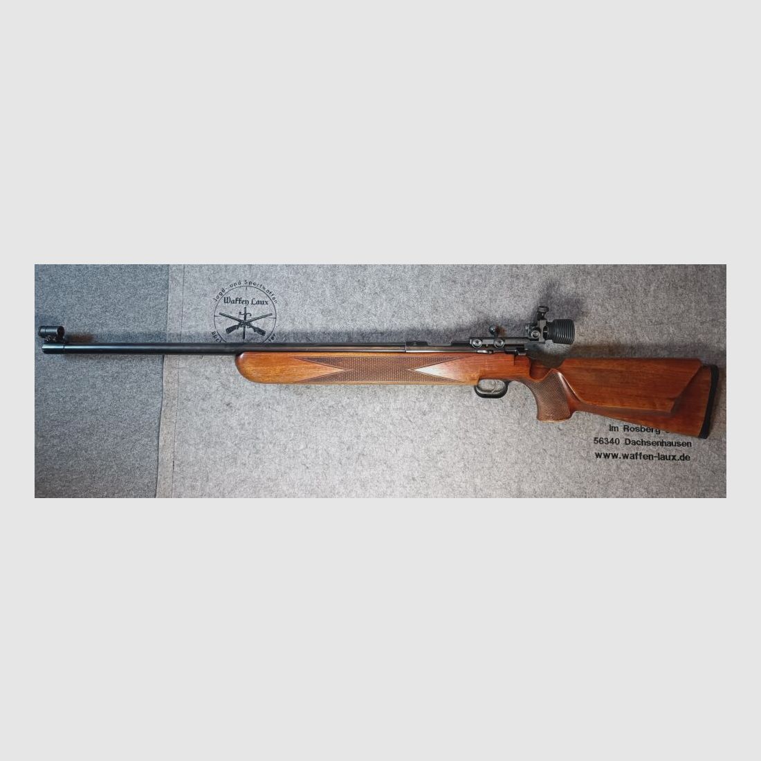 Anschütz Mod. 54 Match met diopter houten kolf