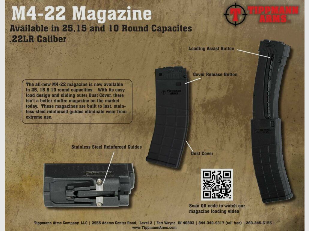 Tippmann Magazin Tippmann .22 lfb - 25 Schuss