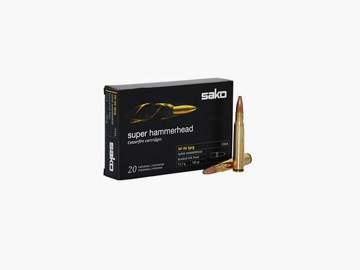 SAKO 30-06 SUPER HAMMERHEAD 180 GR