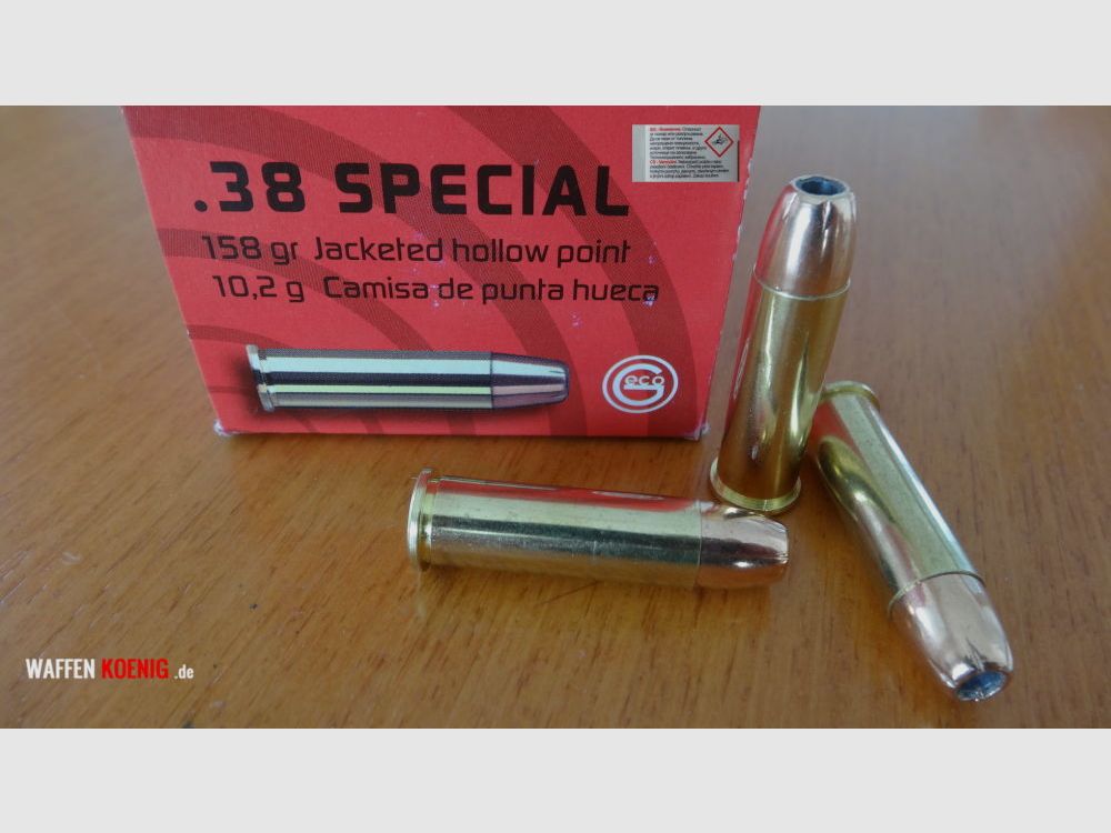 Geco 100 GECO Cartouches .38 Special HP