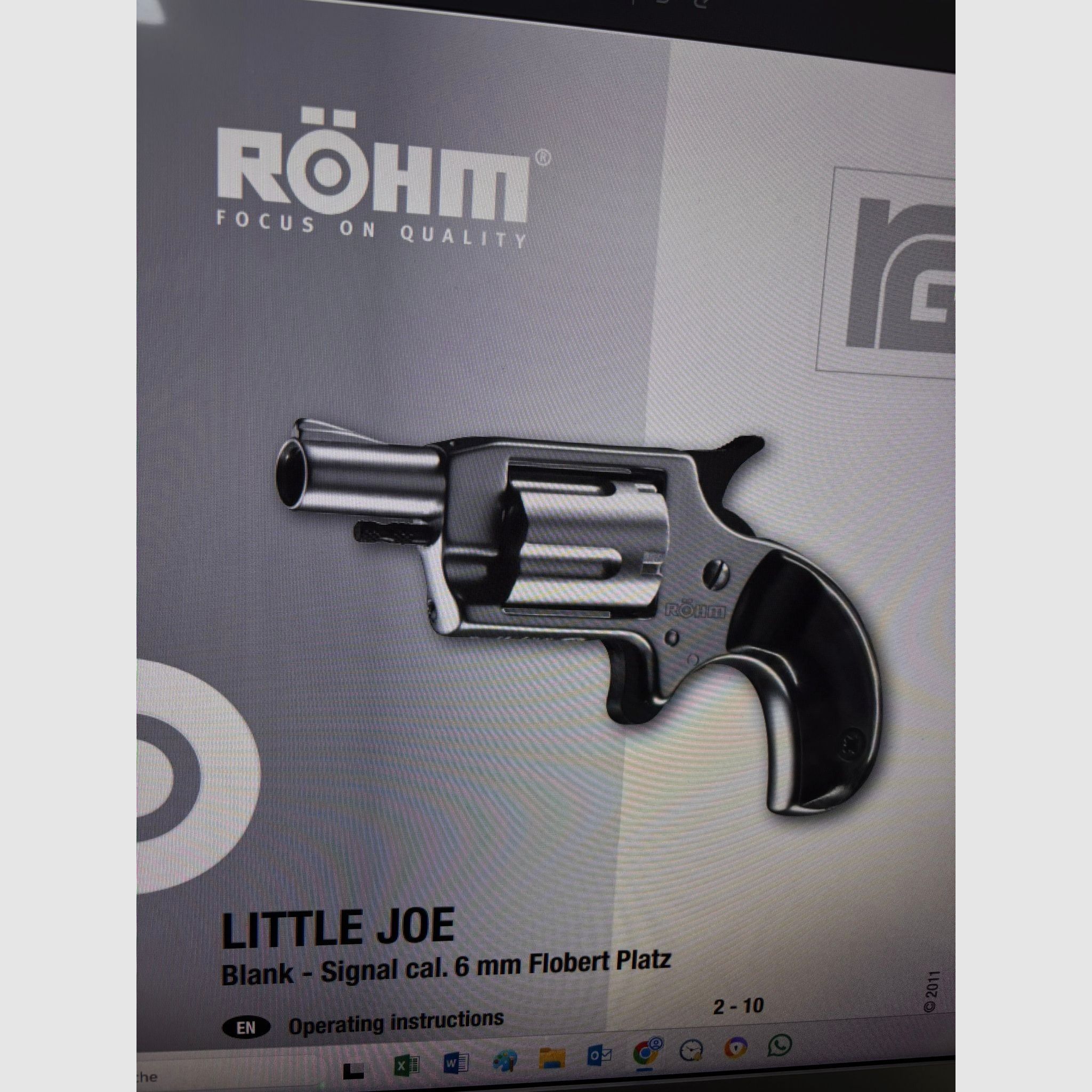 Original RÖHM Little Joe cal .22Knall mit PTB