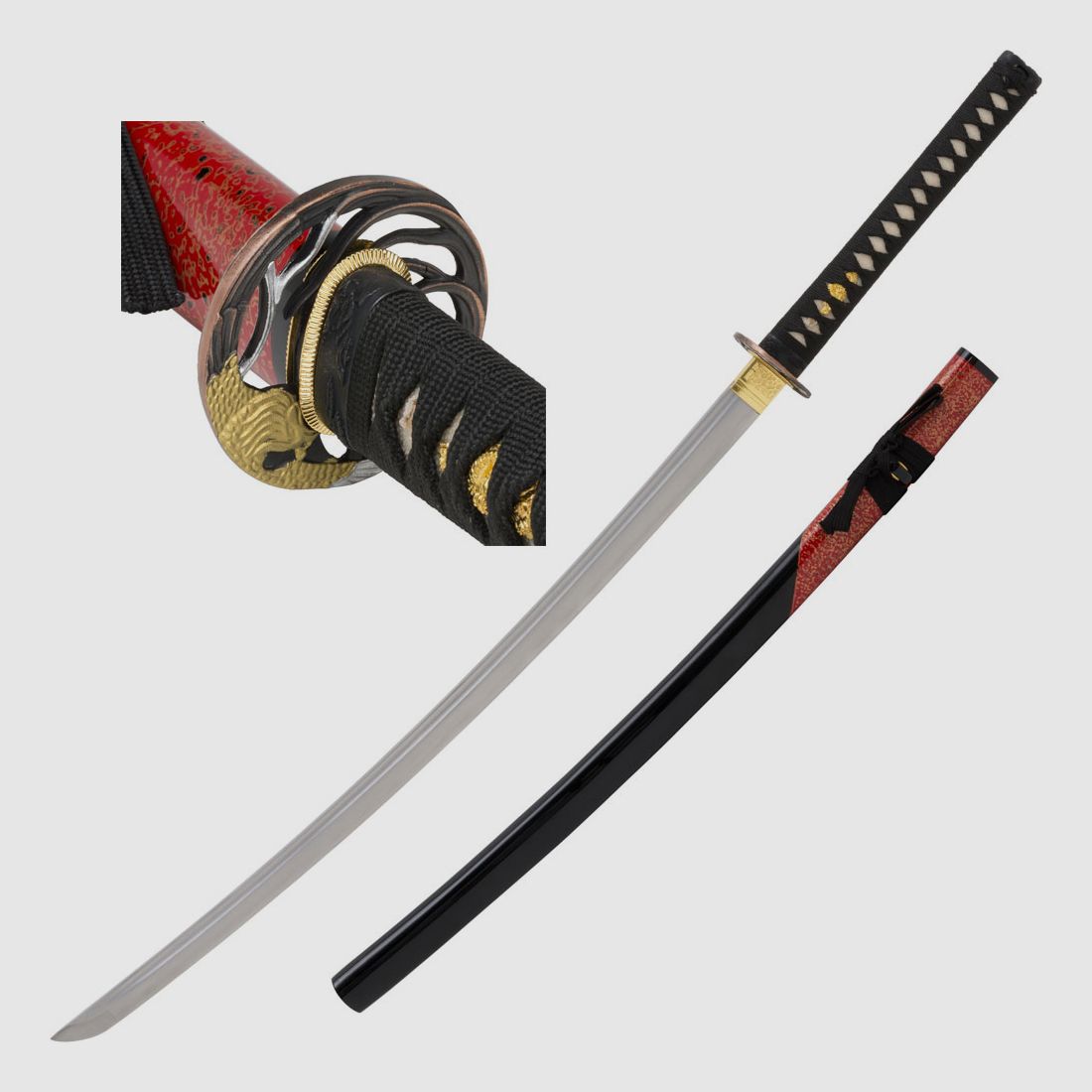 John Lee Katana Kujaku w komplecie z Saya