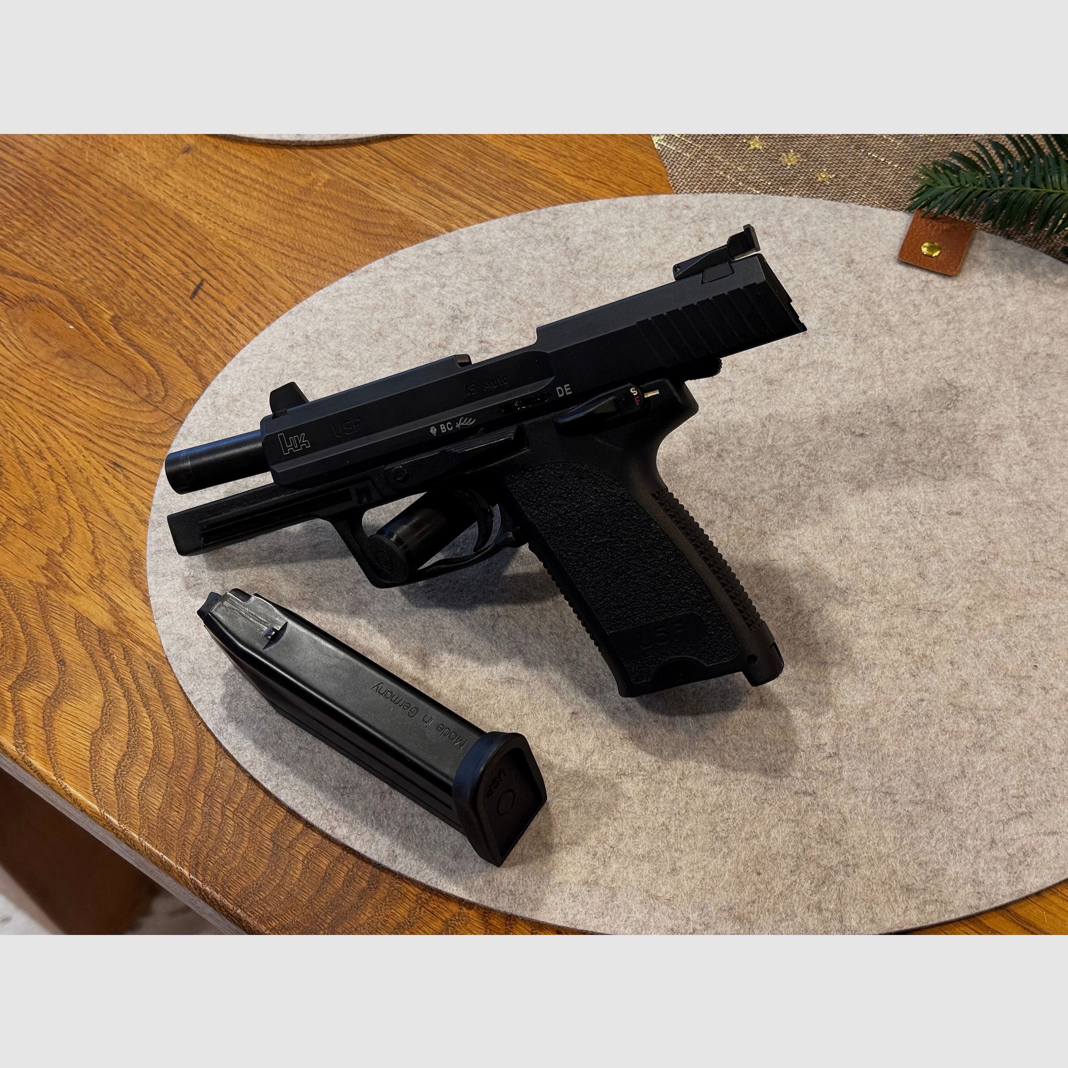 Heckler & Koch Pistole USP Custom Sport .45ACP