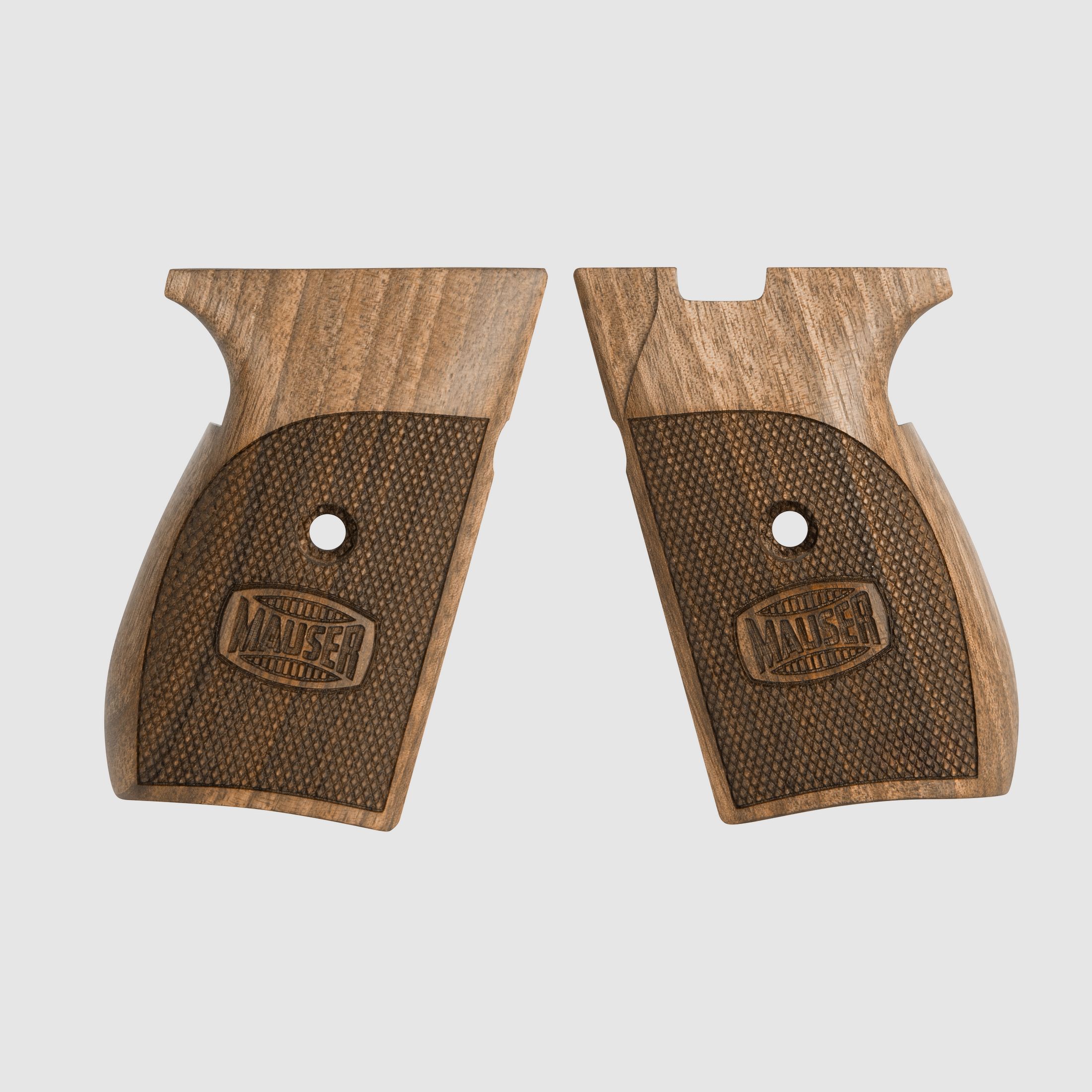 Griffschalen Set für Mauser HSR - Walnussholz