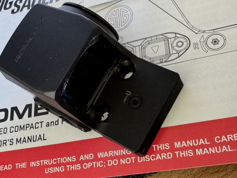SIG SAUER ROMEO X PRO Punto Rojo Cerrado 6 MOA - absolutamente como nuevo