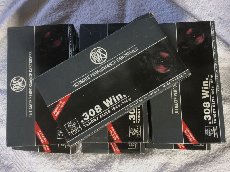 Hülsen 308 Winchester Hersteller RWS 140 Stück losgleich original Verpackung unbehandelt