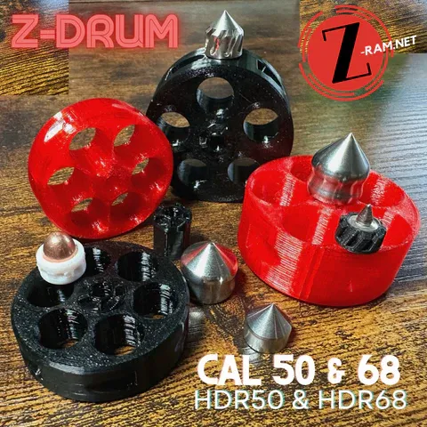 Z-RAM Z-DRUM STIMMUNGSTROMMEL FÜR UMAREX T4E TR68 HDR68 (Z.68S PASST!) ROT, Bild 5 von 6