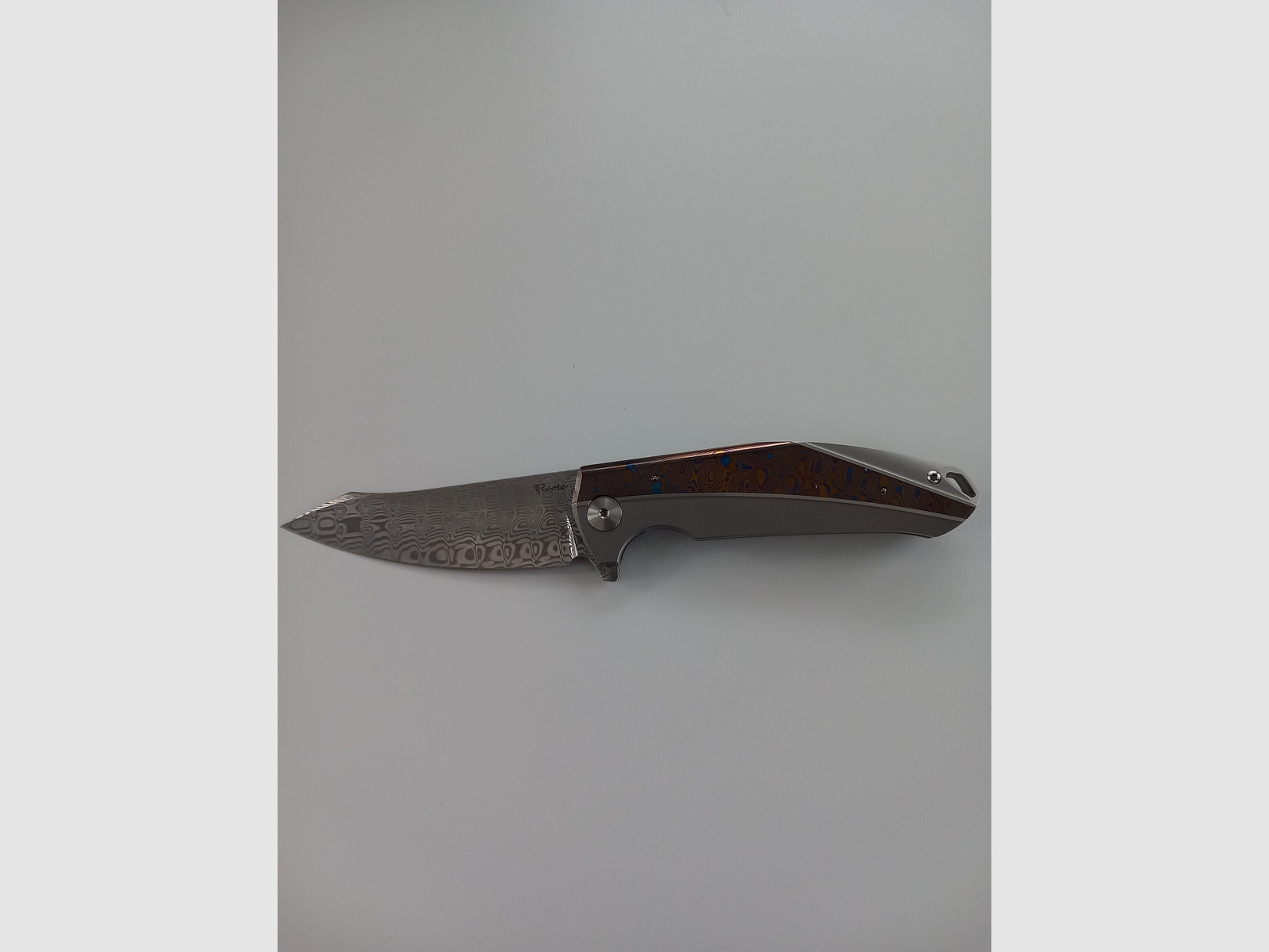 K1 Framelock  Damast Mokuti 