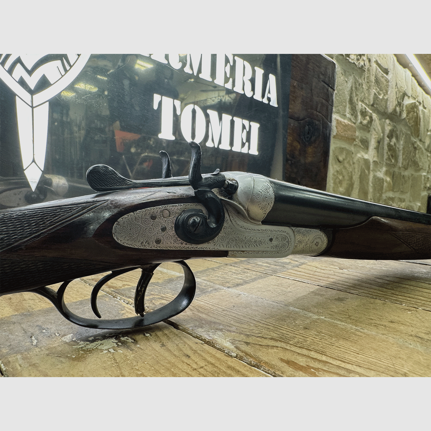 USED – SIDE-BY-SIDE SHOTGUN – COCKERILL cal. 24, image 2 of 9