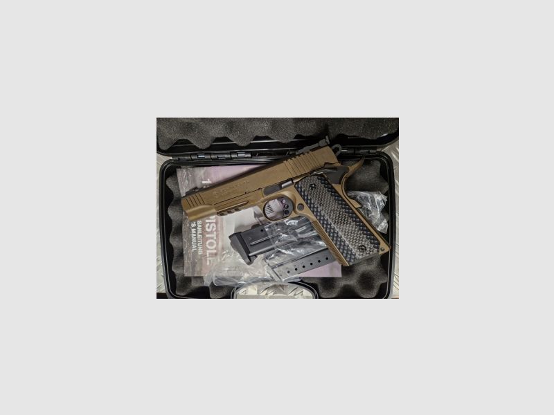 Schmeisser Hugo 1911 9mm Luger Thunder Bronze 5"