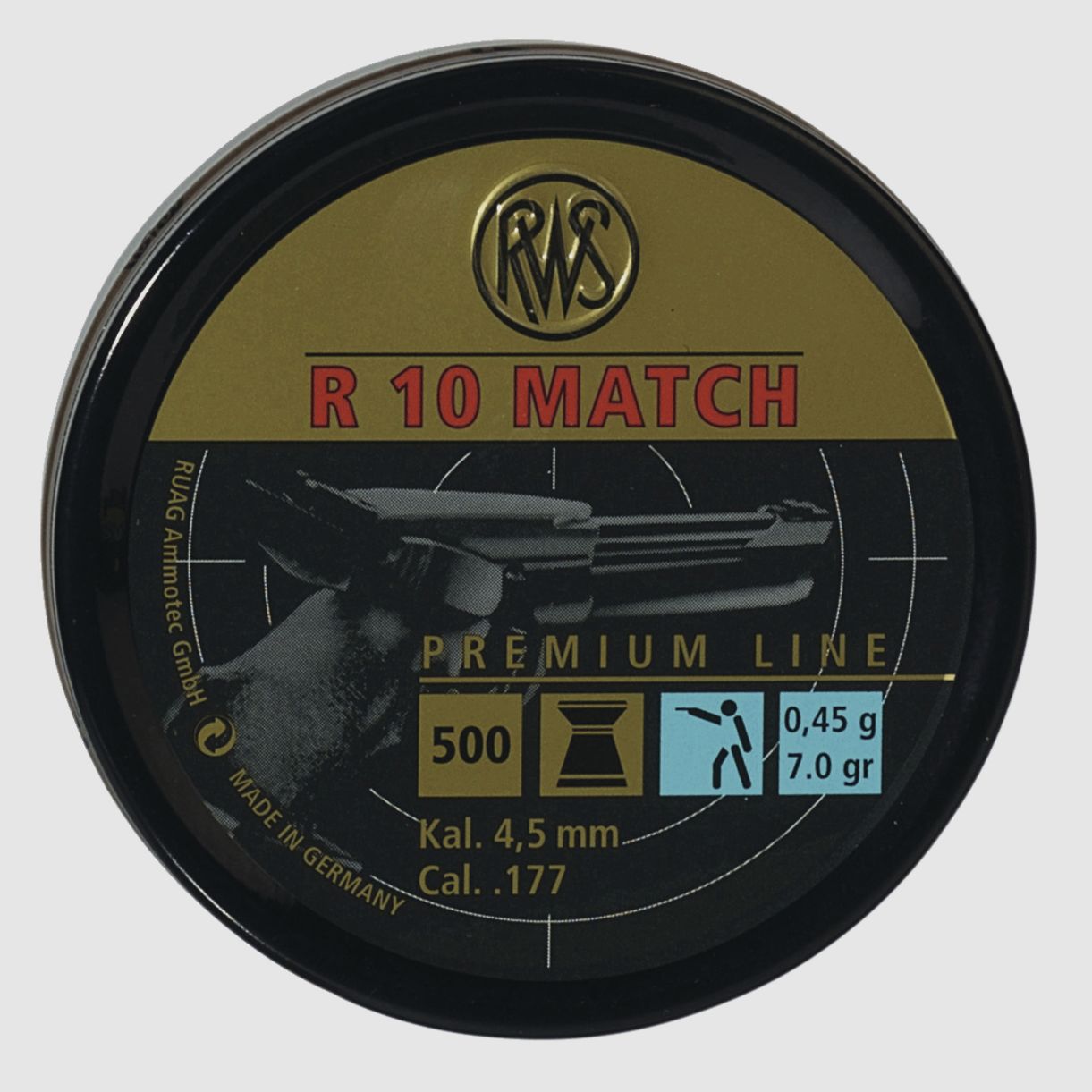 RWS PREMIUM LINE R10 DIABOLOS 4,5MM
