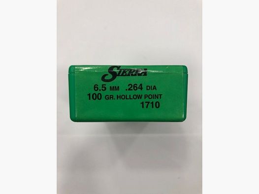 SIERRA Balas cal. 6,5 mm 100 gr