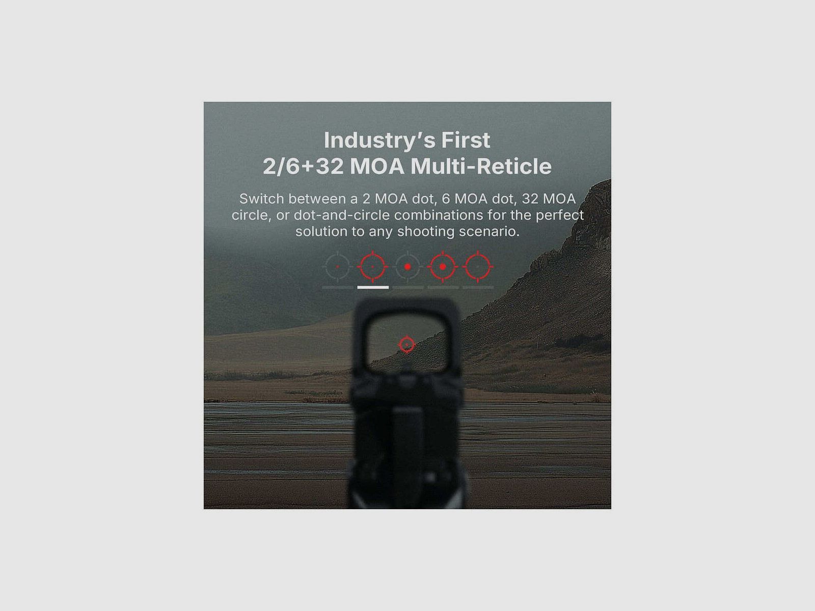 Osight® XR Enclosed Red Dot Sight mirino reflex, immagine 11 di 18