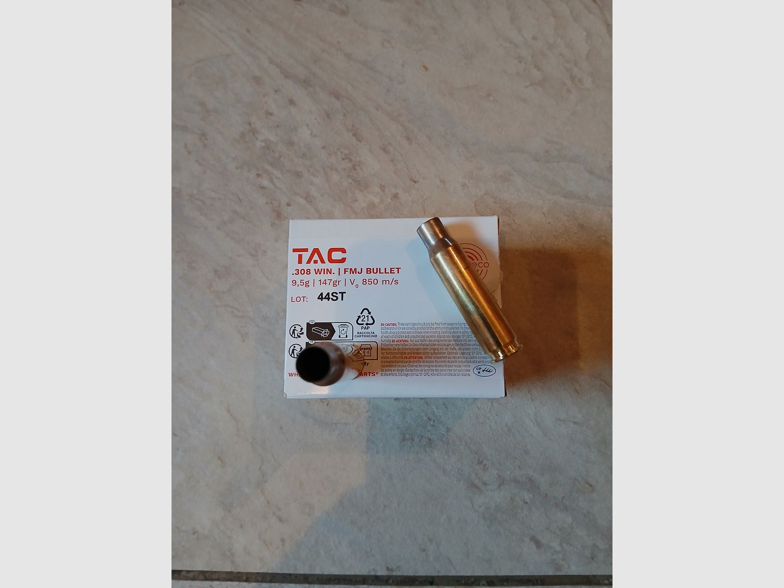 Verkaufe Geco Tac .308 Win. Hülsen, gebr. 272 Stk.