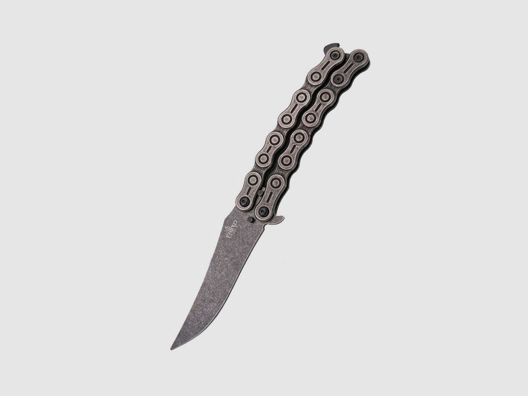 BUTTERFLY KNIFE – THIRD – BUTTERFLY BLADE STAINLESS STEEL 420 10.2cm