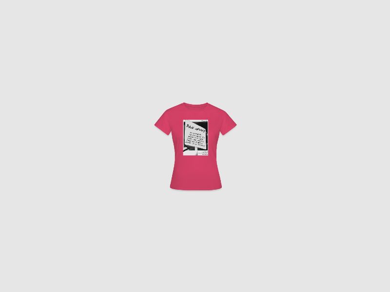 protestsign ban guns - Frauen T-Shirt Rot