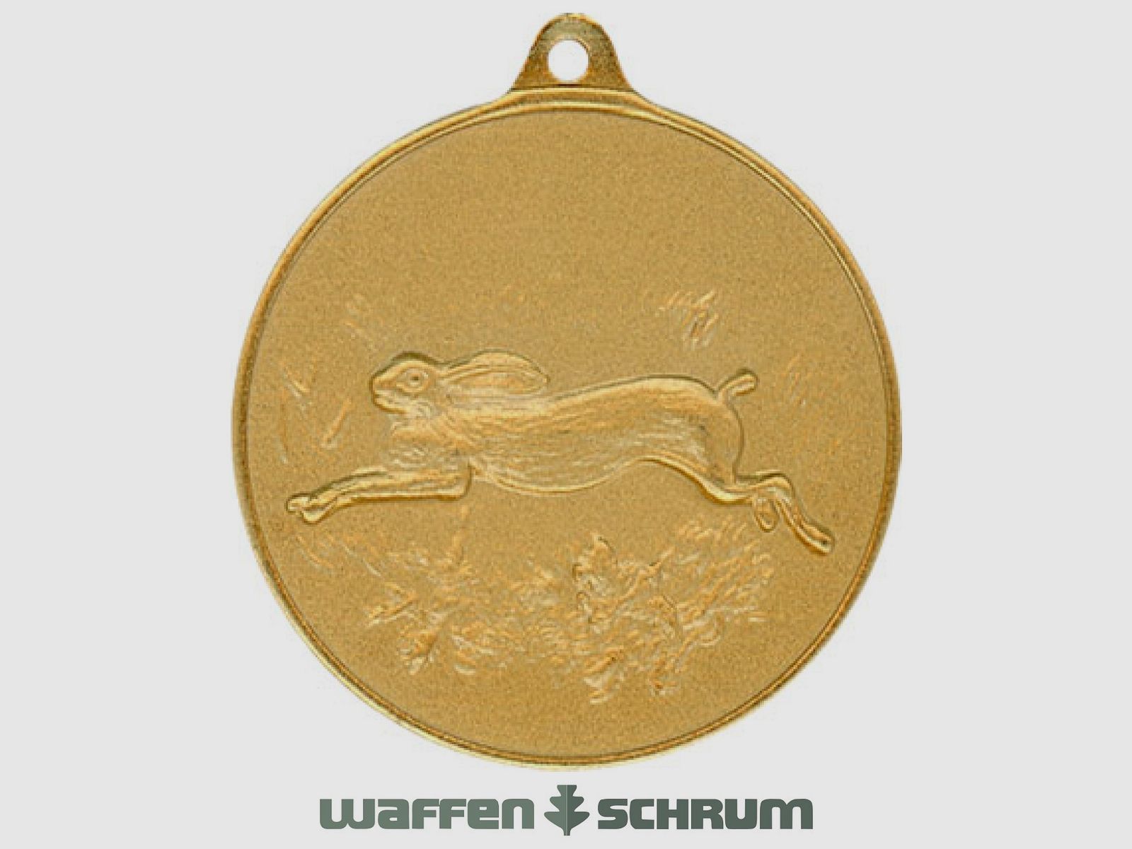 Steinhauer&Lück Jagdmedaille Hase 40mm vergoldet