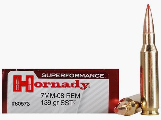 Hornady Superformance 7mm-08 Rem. 139GR SST 20 Patronen