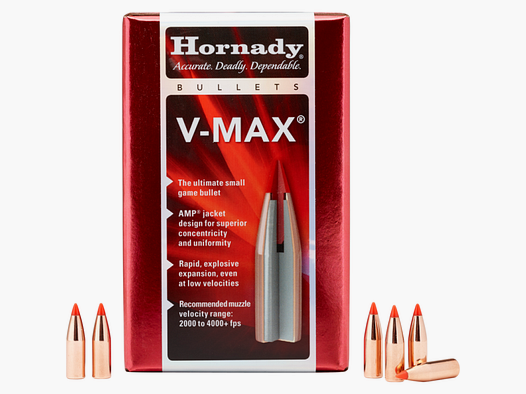 .243 Geschosse Hornady V-MAX 87 gr VE100