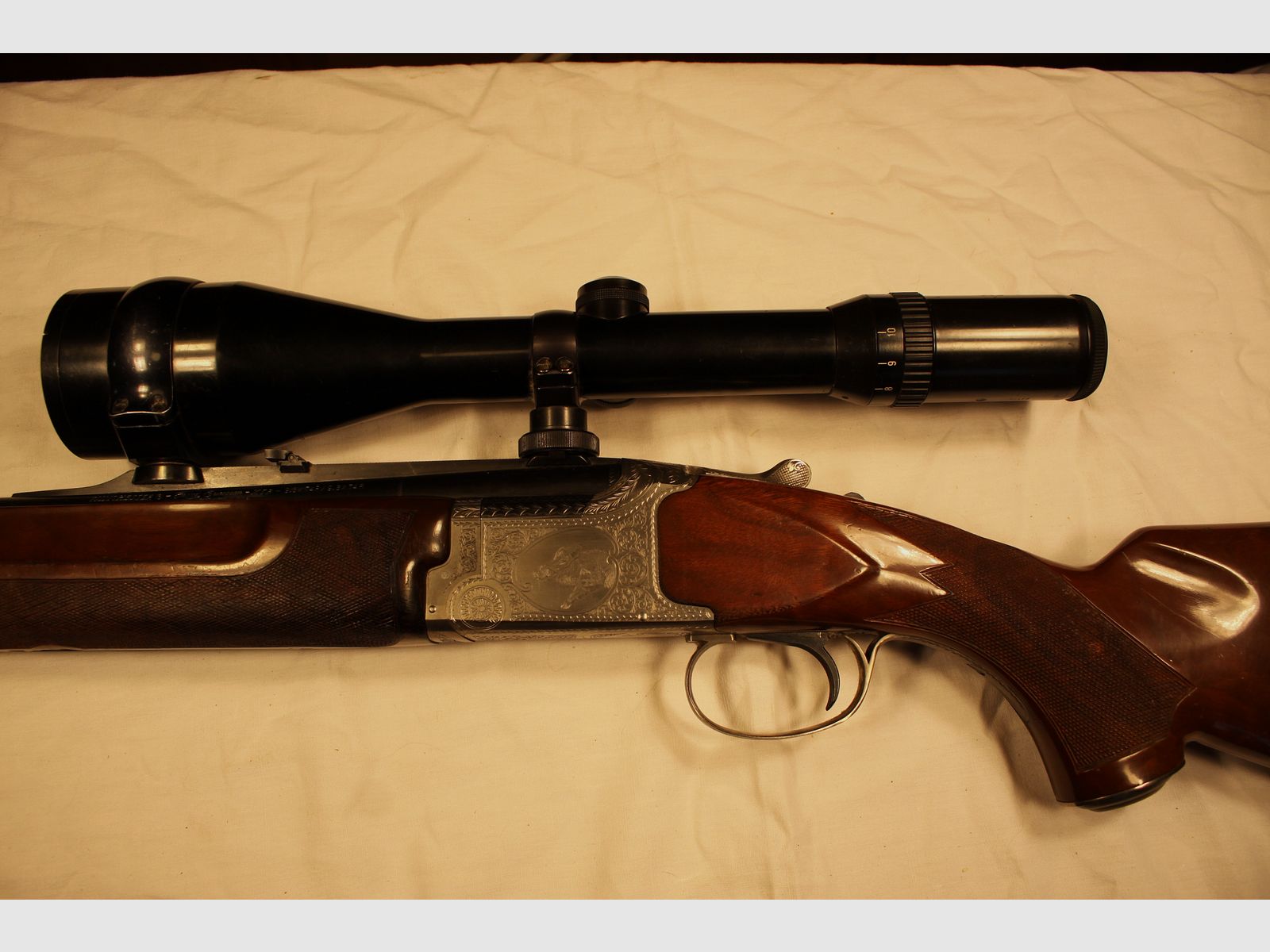 Winchester Bockdoppelbüchse in 9,3x74R.