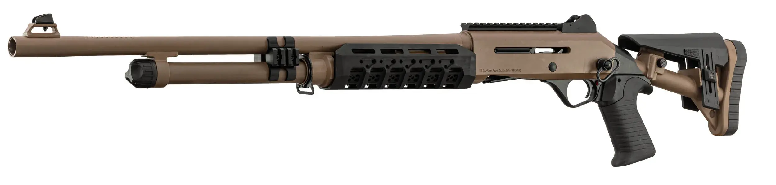 Semi-Automatic Shotgun Aksa Arms S4 Extreme Caliber 12/76 Tan, image 4 of 14