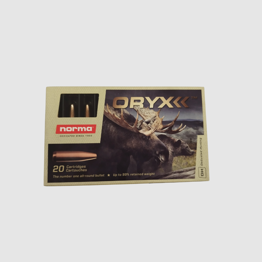 NORMA 6,5X55 SE ORYX munición 10,1 g, imagen 2 de 2