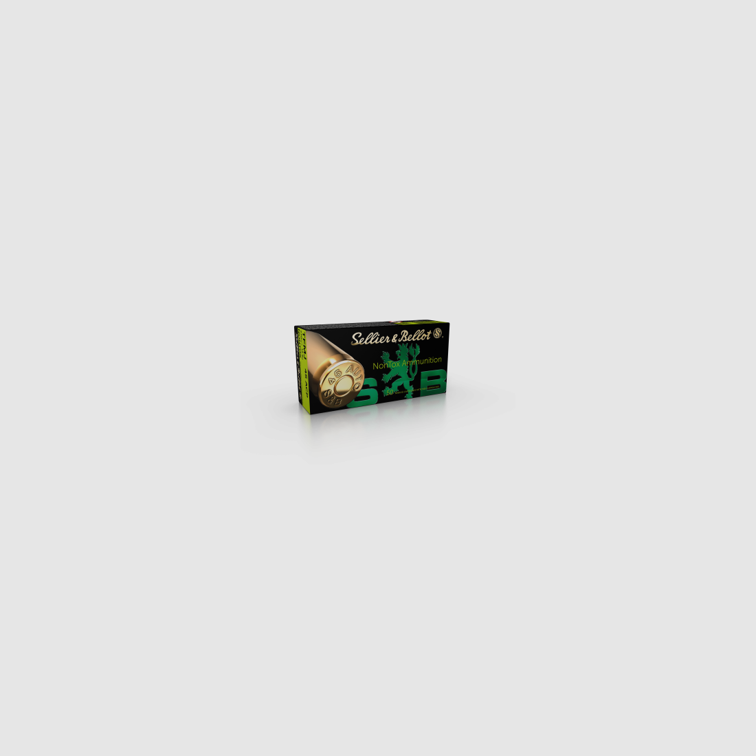Sellier & Bellot Pistol Ammunition .45 Auto 14.9g Total Metal Jacket Nontox