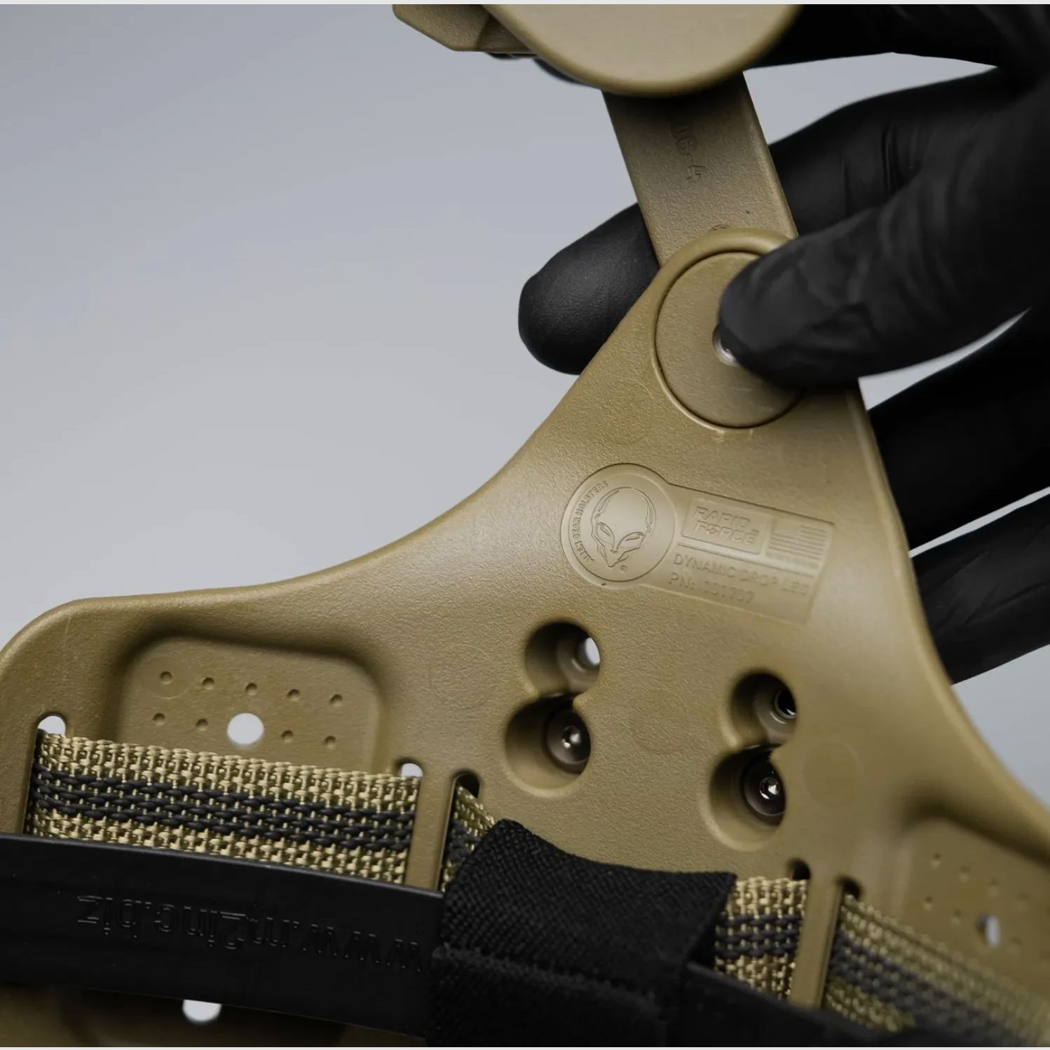 Rapid Force Dynamic Drop Leg met vergrendelbare riemschuif & TAQ-Strap (Tan) Alien Gear, afbeelding 4 van 9