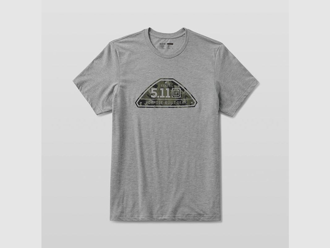 5.11 T-SHIRT CAMO CREST