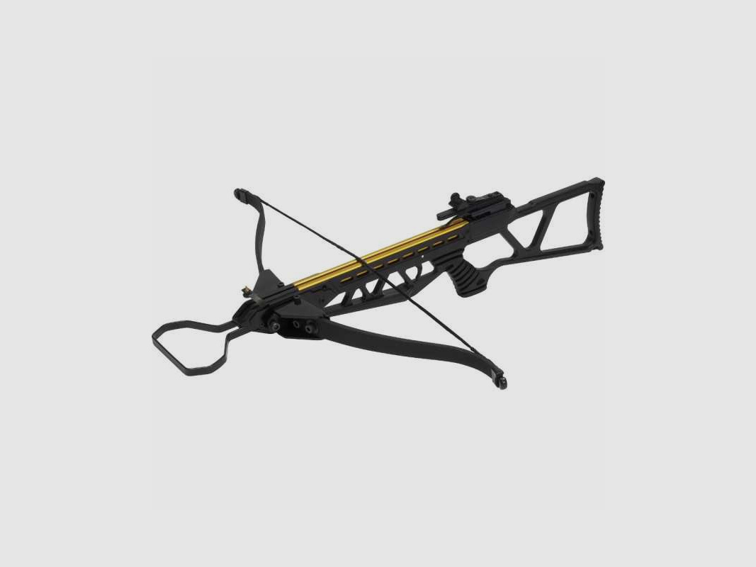 Haller Armbrustgewehr 150 lbs mit einklappbaren Fiberglasbogen