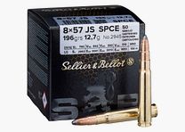 S&B Rifle Cartridge Cal. 8x57 JS Soft Point CE 12.7g/196grs.