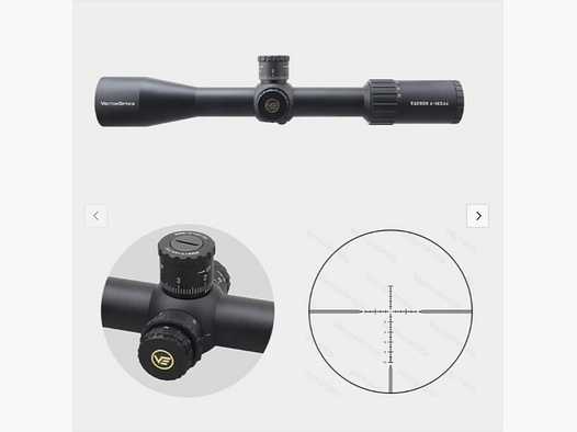 Vector Optics SCOL-45 Taurus Zielfernrohr 4-16x44SFP HD - Montage für 21mm Picatinny/Weaver