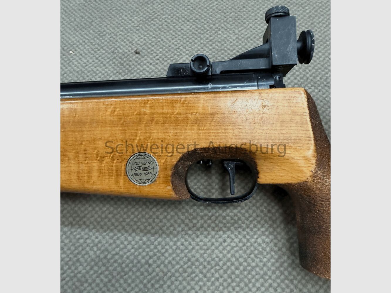 Walther Match Air Rifle LGR Special Model 100 Years Walther with "Eagle Eye"