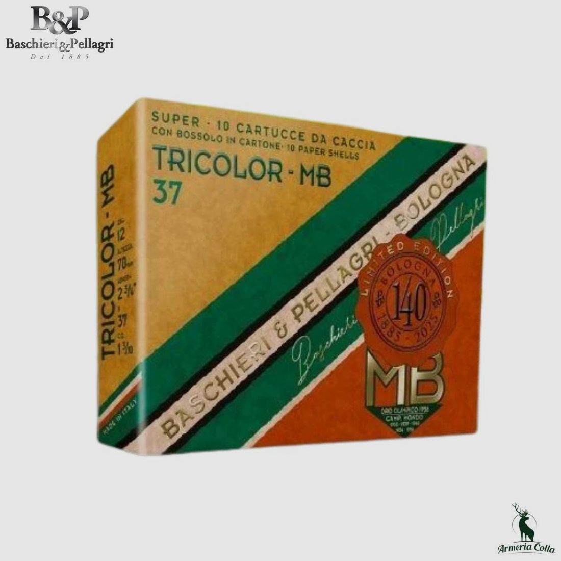 B&P Munitionen Tricolor Vintage 37g. Kal. 12 pb. 5