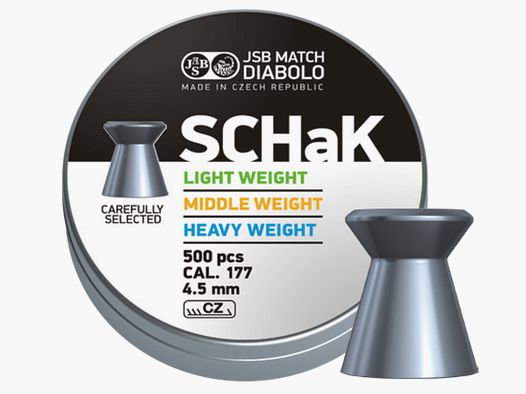 JSB SCHaK, Kal. 4,5mm, 0,52g,