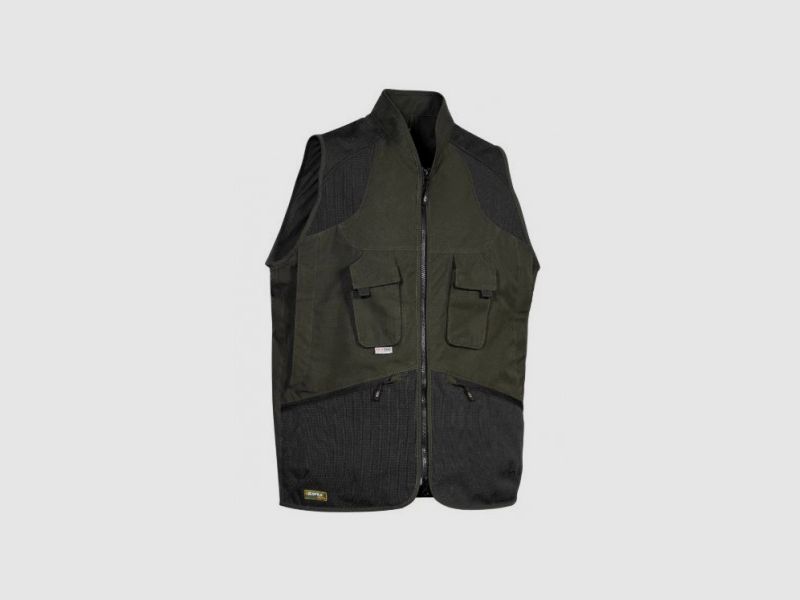 Cofra Groene Gilet Model Wulfen Art. V324-0-03 COFRA, afbeelding 1 van 8