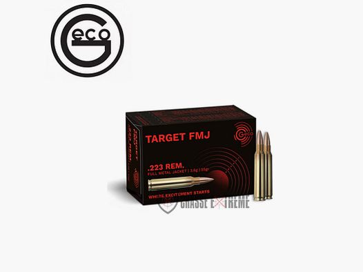 50 nabojów GECO kal 223 Rem 55gr FMJ