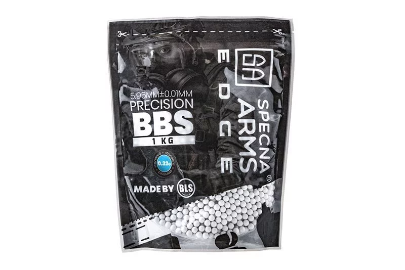 Precision airsoft BBs Specna Arms EDGE 0.32 g – 1 kg – white, image 2 of 2