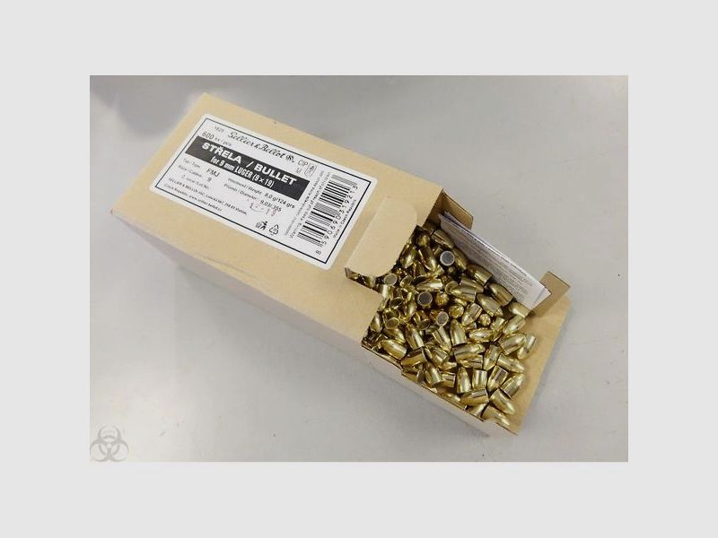 Geschosse Sellier & Bellot 9 mm FMJ 124 grs (x600)